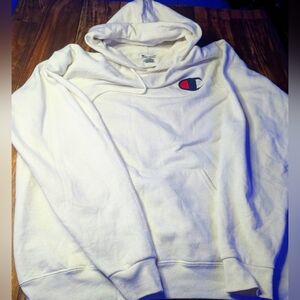Champion White Hoodie